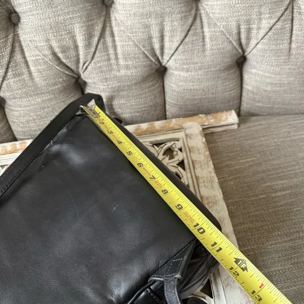 Michael Kors Black Quilted Backpack with Geometric Design